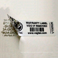 Custom VOID hologram security sticker holographic tamper evident seal labels